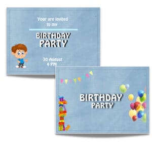 Invitation card - Boy - I2